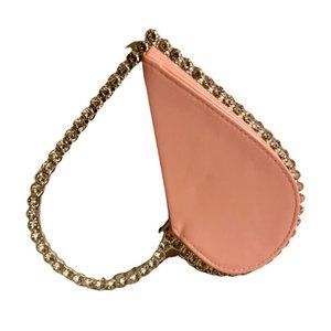 Womens Rhinestone Heart Shape Clutch Heart Shape Purse Rhinestone Small Clutch